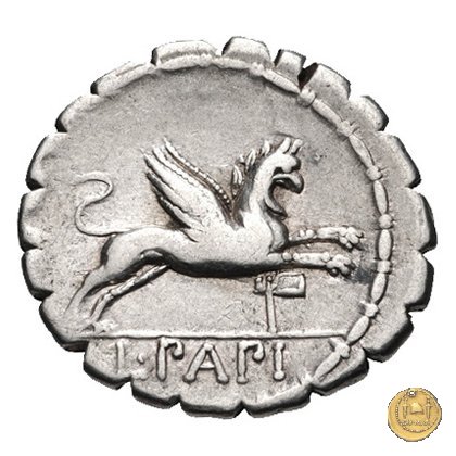 384/1 - denario L. Papius 79 BC (Roma)