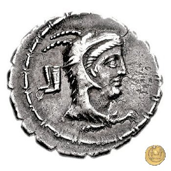 384/1 - denario L. Papius 79 BC (Roma)