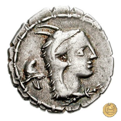 384/1 - denario L. Papius 79 BC (Roma)