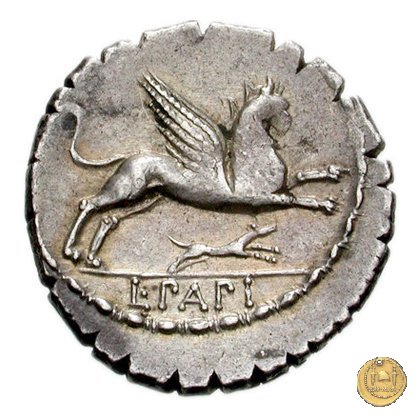 384/1 - denario L. Papius 79 BC (Roma)