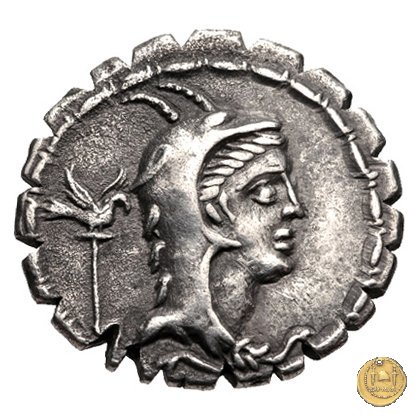 384/1 - denario L. Papius 79 BC (Roma)