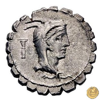 384/1 - denario L. Papius 79 BC (Roma)