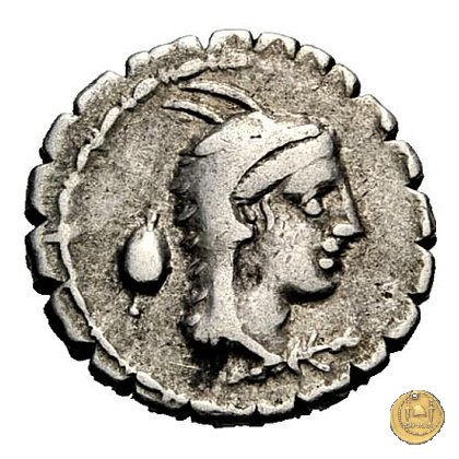 384/1 - denario L. Papius 79 BC (Roma)