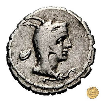 384/1 - denario L. Papius 79 BC (Roma)