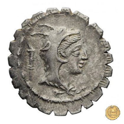 384/1 - denario L. Papius 79 BC (Roma)