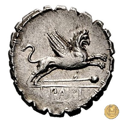 384/1 - denario L. Papius 79 BC (Roma)