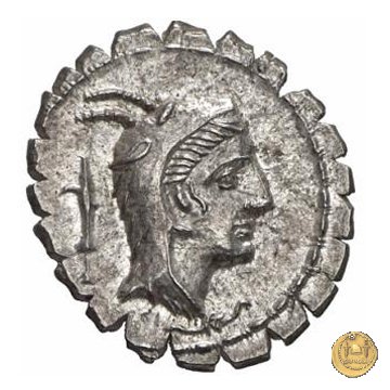 384/1 - denario L. Papius 79 BC (Roma)