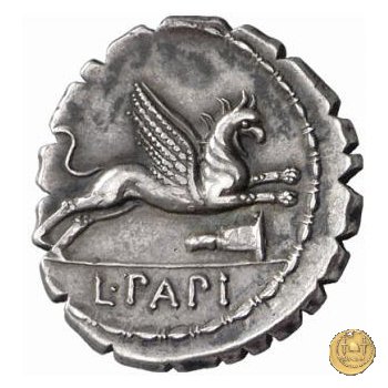 384/1 - denario L. Papius 79 BC (Roma)