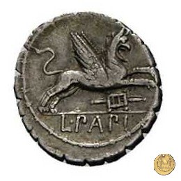 384/1 - denario L. Papius 79 BC (Roma)