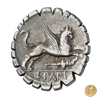 384/1 - denario L. Papius 79 BC (Roma)