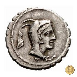 384/1 - denario L. Papius 79 BC (Roma)