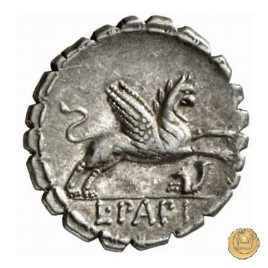 384/1 - denario L. Papius 79 BC (Roma)