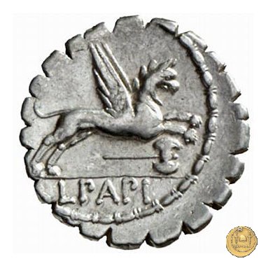 384/1 - denario L. Papius 79 BC (Roma)