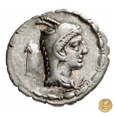 384/1 - denario L. Papius 79 BC (Roma)