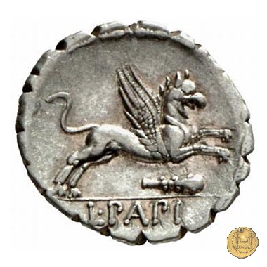 384/1 - denario L. Papius 79 BC (Roma)