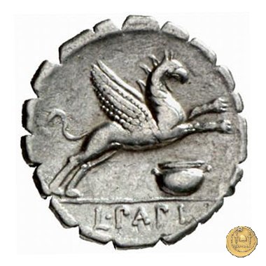 384/1 - denario L. Papius 79 BC (Roma)