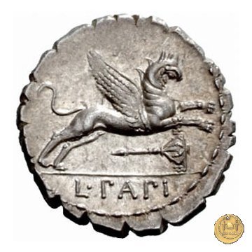 384/1 - denario L. Papius 79 BC (Roma)