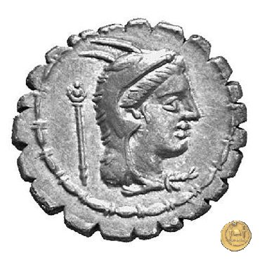 384/1 - denario L. Papius 79 BC (Roma)