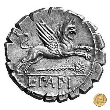 384/1 - denario L. Papius 79 BC (Roma)