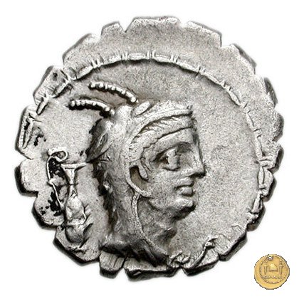 384/1 - denario L. Papius 79 BC (Roma)