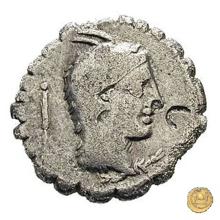 384/1 - denario L. Papius 79 BC (Roma)