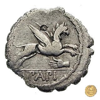 384/1 - denario L. Papius 79 BC (Roma)