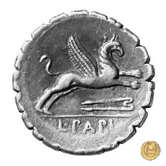 384/1 - denario L. Papius 79 BC (Roma)