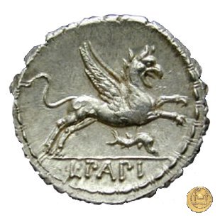 384/1 - denario L. Papius 79 a.C. (Roma)