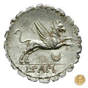 384/1 - denario L. Papius 79 BC (Roma)