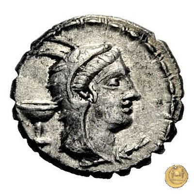 384/1 - denario L. Papius 79 BC (Roma)