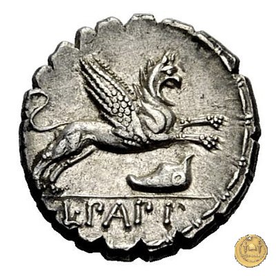 384/1 - denario L. Papius 79 BC (Roma)