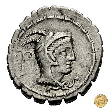 384/1 - denario L. Papius 79 BC (Roma)