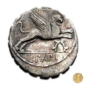 384/1 - denario L. Papius 79 BC (Roma)