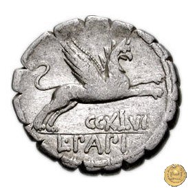 384/1 - denario L. Papius 79 BC (Roma)