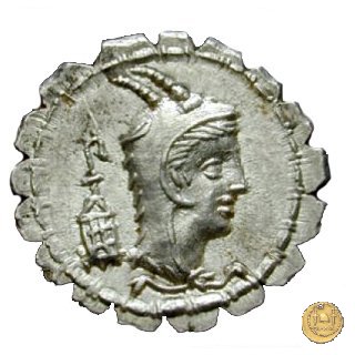 384/1 - denario L. Papius 79 BC (Roma)