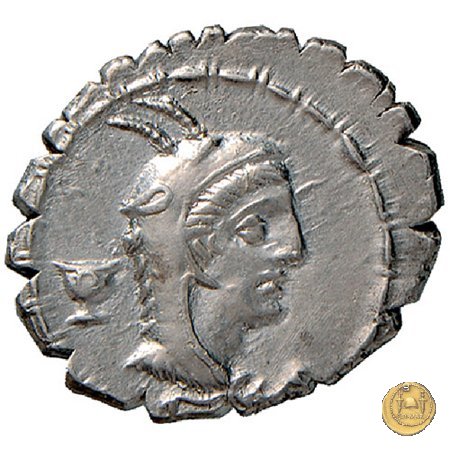 384/1 - denario L. Papius 79 BC (Roma)