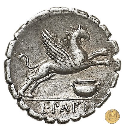 384/1 - denario L. Papius 79 BC (Roma)