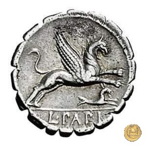 384/1 - denario L. Papius 79 BC (Roma)