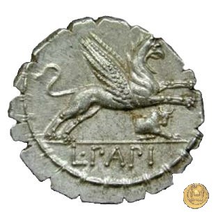 384/1 - denario L. Papius 79 BC (Roma)