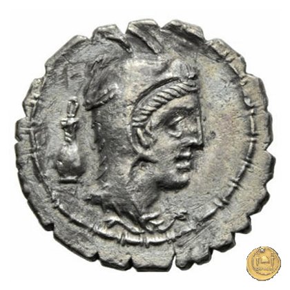 384/1 - denario L. Papius 79 BC (Roma)