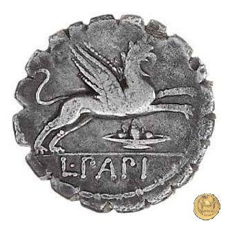 384/1 - denario L. Papius 79 BC (Roma)