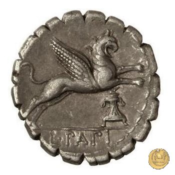 384/1 - denario L. Papius 79 BC (Roma)