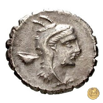 384/1 - denario L. Papius 79 BC (Roma)