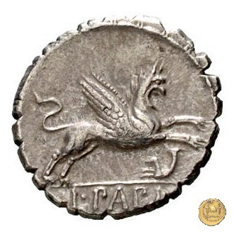 384/1 - denario L. Papius 79 BC (Roma)