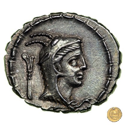 384/1 - denario L. Papius 79 BC (Roma)