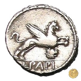 384/1 - denario L. Papius 79 BC (Roma)