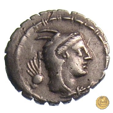 384/1 - denario L. Papius 79 BC (Roma)