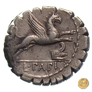 384/1 - denario L. Papius 79 BC (Roma)