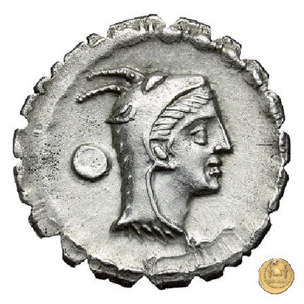 384/1 - denario L. Papius 79 BC (Roma)