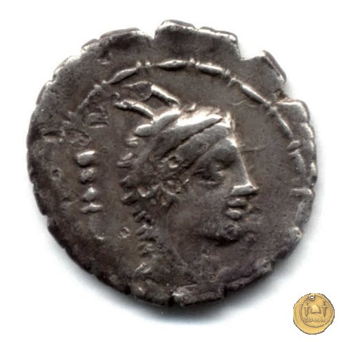 384/1 - denario L. Papius 79 BC (Roma)